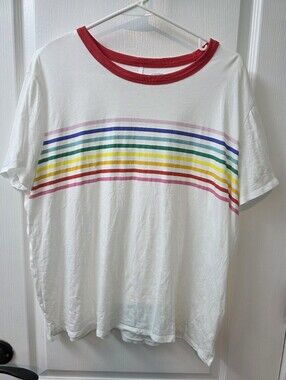 Women's Old Navy SZ Large Rainbow Tee